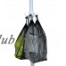 8 ft Platinum Heavy Duty Beach Umbrella with Reinforced Fiberglass Ribs, Carry Bag, Accessory Hanging Hook, UPF100   